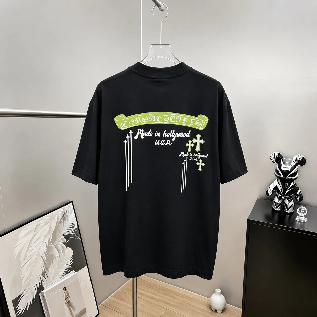 ch～ 《 》 ， T ， Same Style ， : Black White Coffee Brown Size：S（90-130 ） M（125-150 ） L（135-165 ） XL（160-190 ） XXL（185 ）